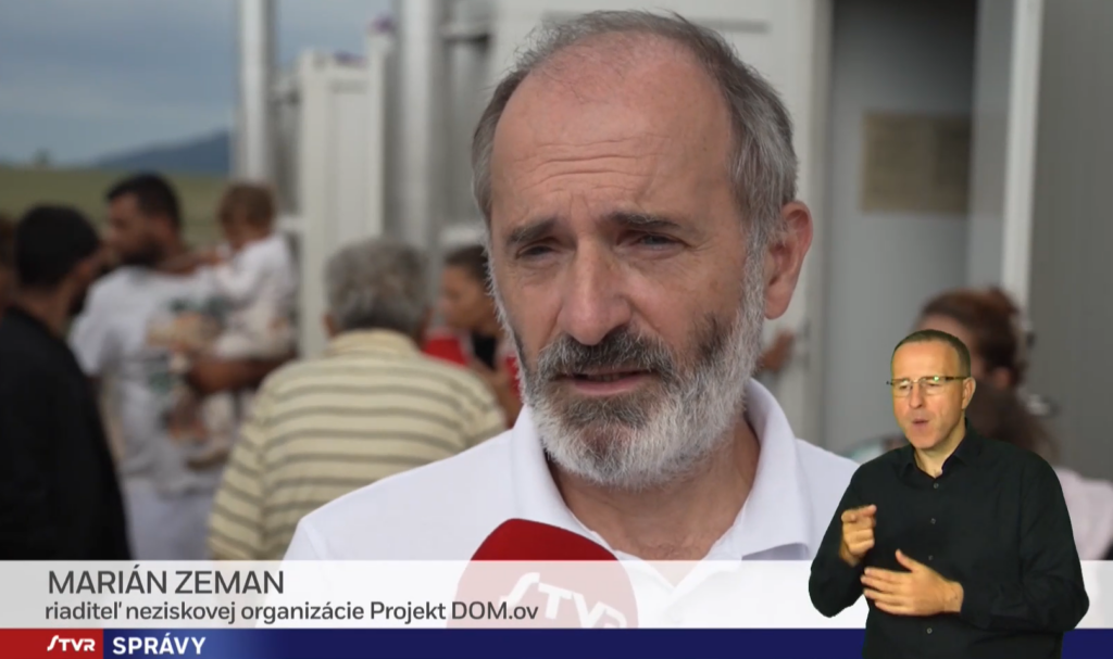 Reportáž STVR zo Spišského Štiavnika – Projekt DOM.ov